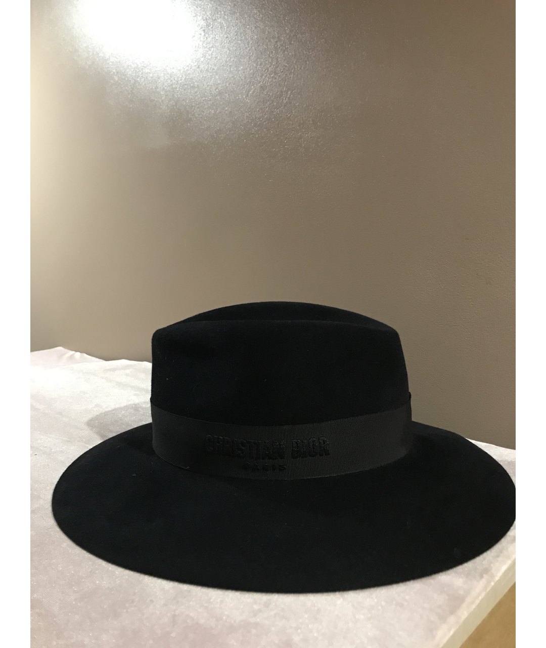 CHRISTIAN DIOR PRE-OWNED Черная кашемировая шляпа, фото 5