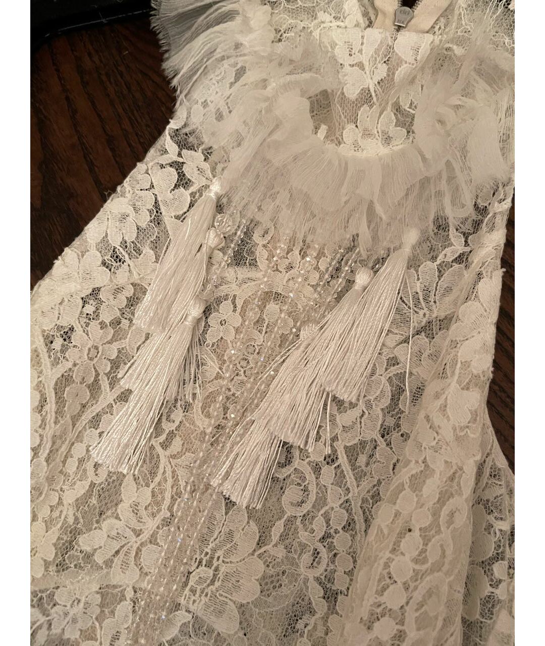 ALINA GERMAN Белое шелковое платье, фото 4