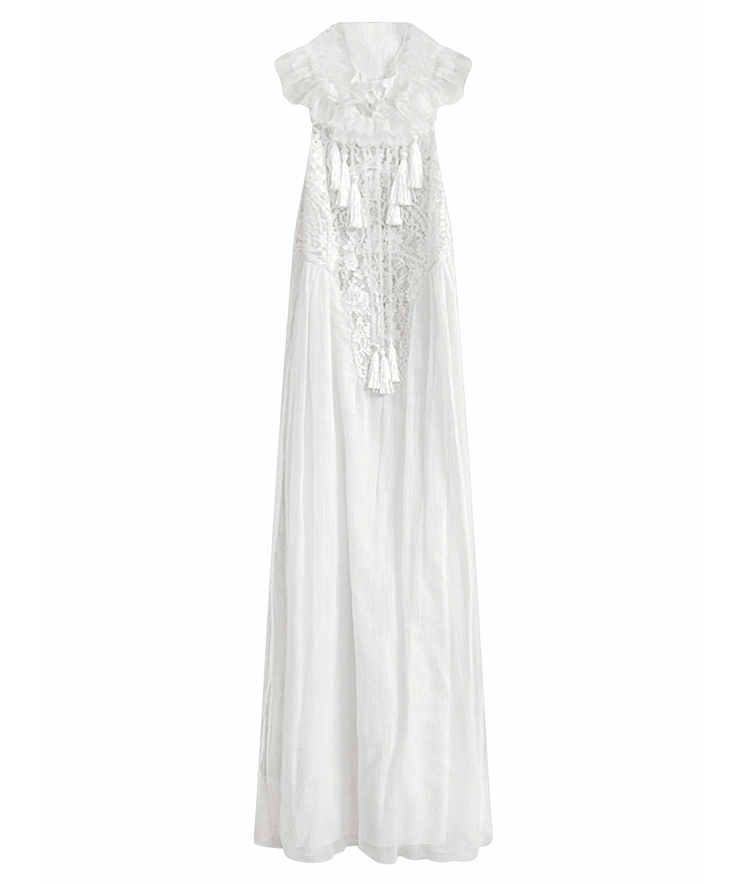 ALINA GERMAN Белое шелковое платье, фото 1