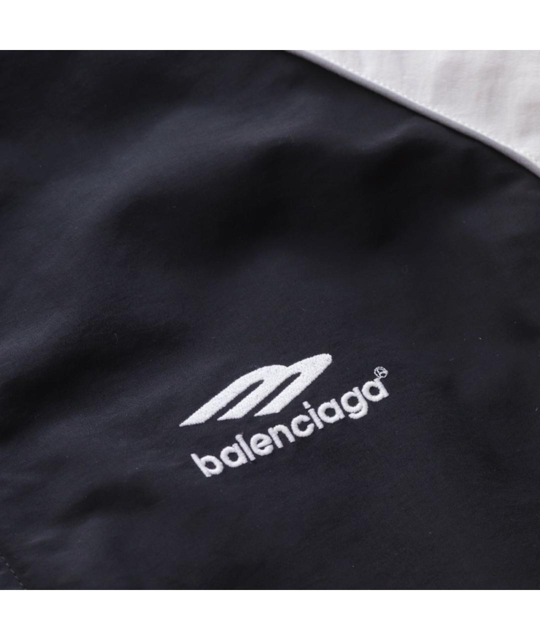 BALENCIAGA Черная полиамидовая куртка, фото 6
