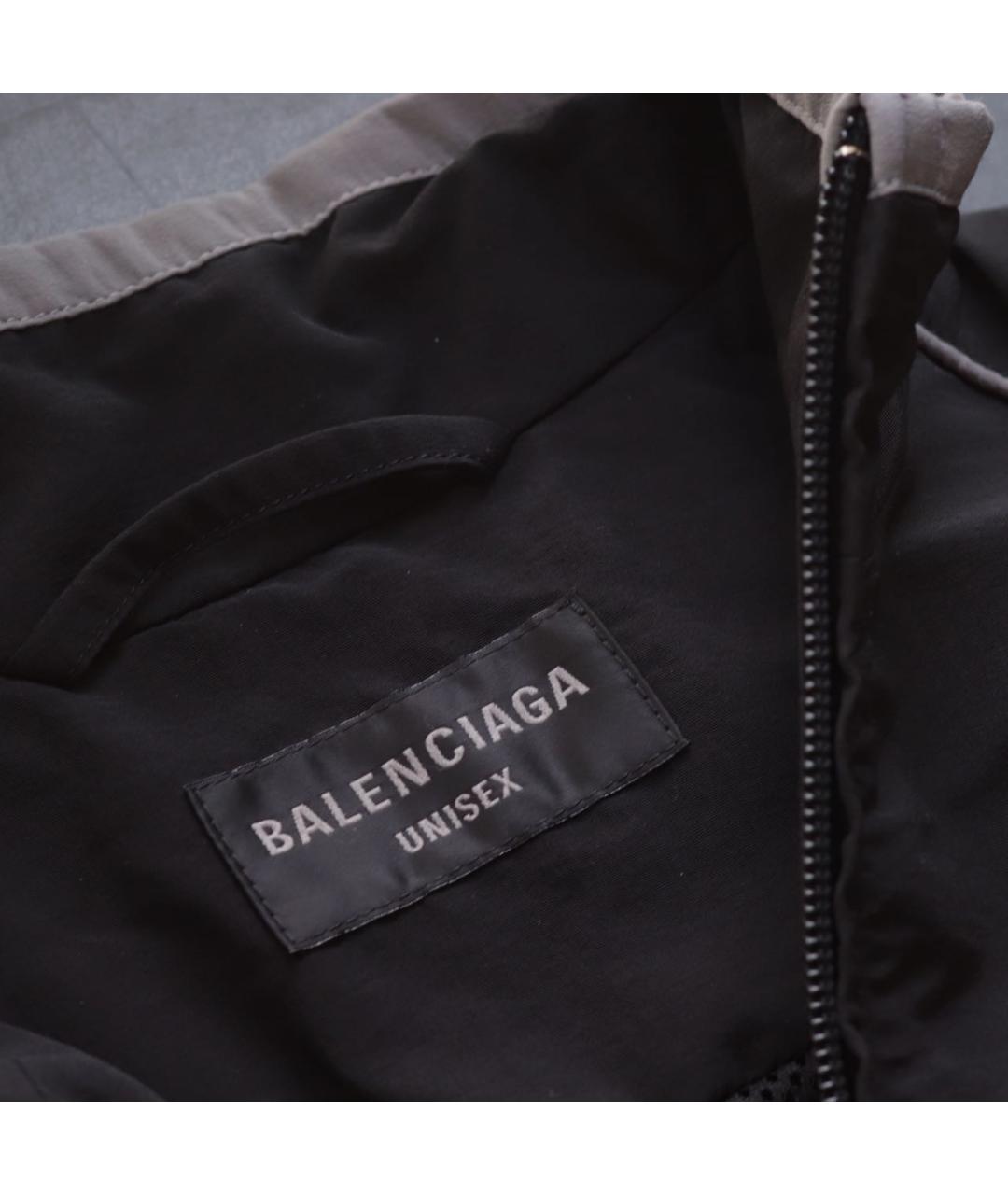BALENCIAGA Черная полиамидовая куртка, фото 3