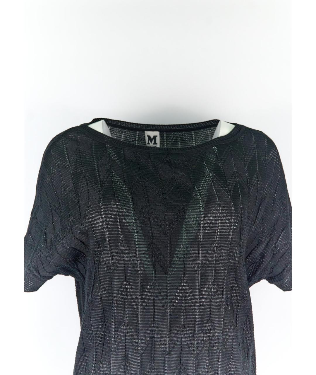 MISSONI Черный хлопковый джемпер / свитер, фото 4