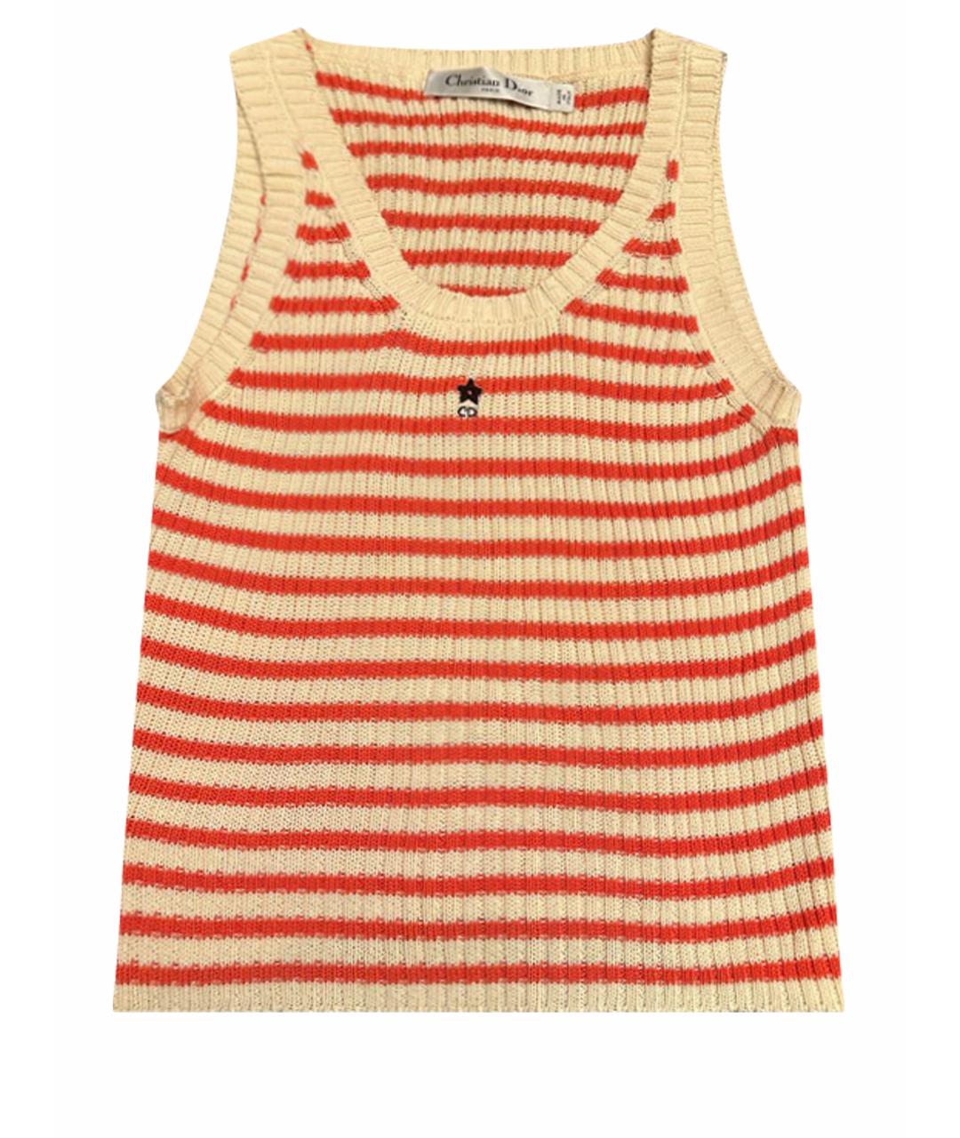 CHRISTIAN DIOR Мульти майка, фото 1
