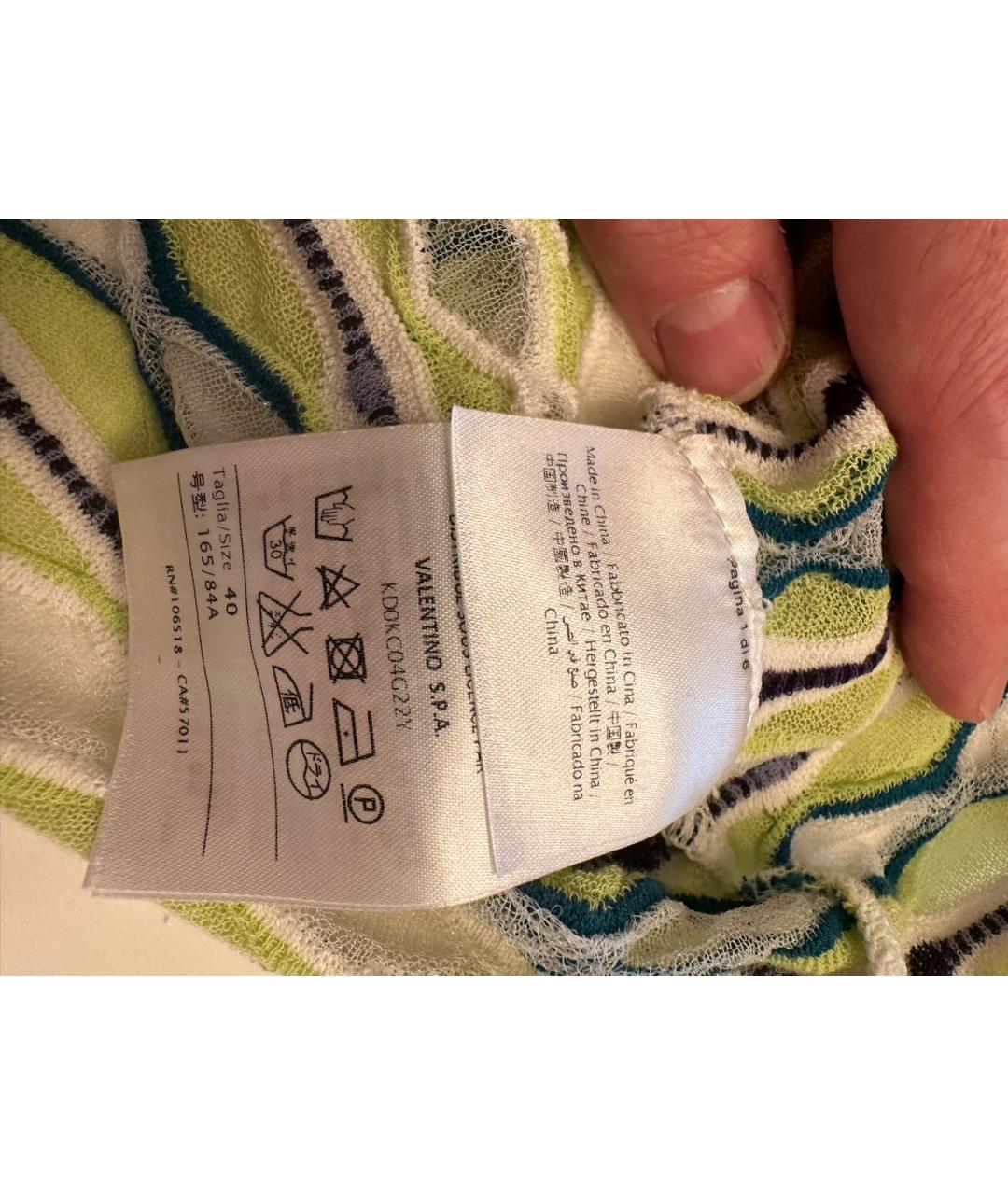 MISSONI Салатовая синтетическая блузы, фото 4