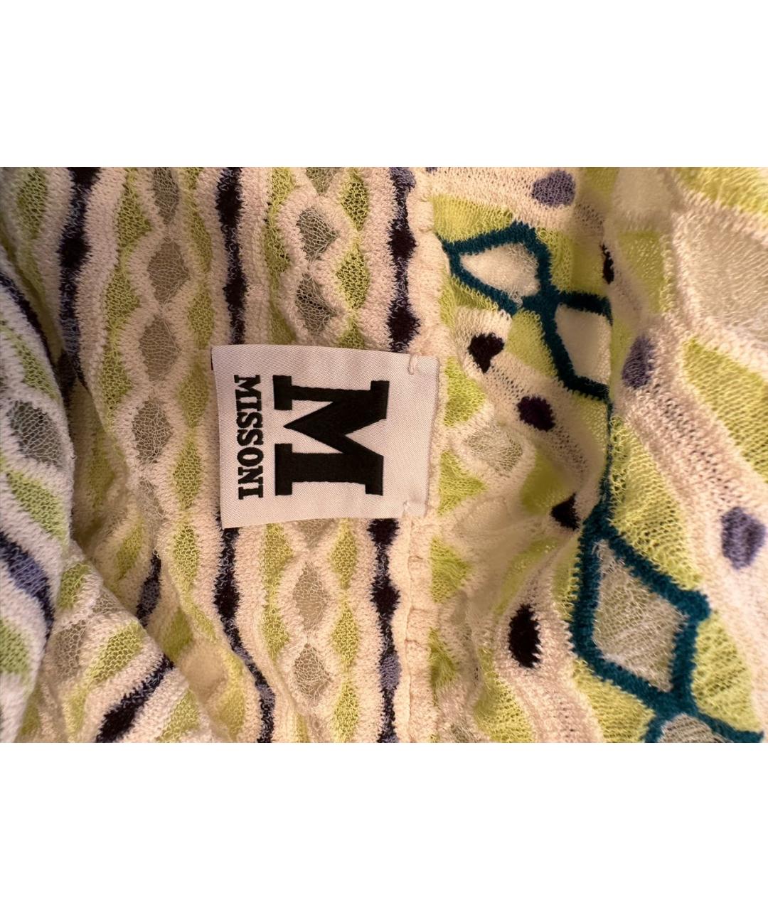 MISSONI Салатовая синтетическая блузы, фото 3