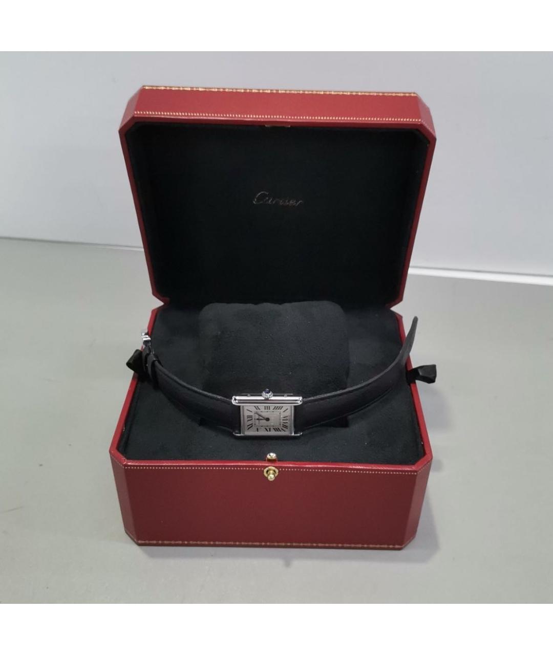 CARTIER Серебряные часы, фото 4
