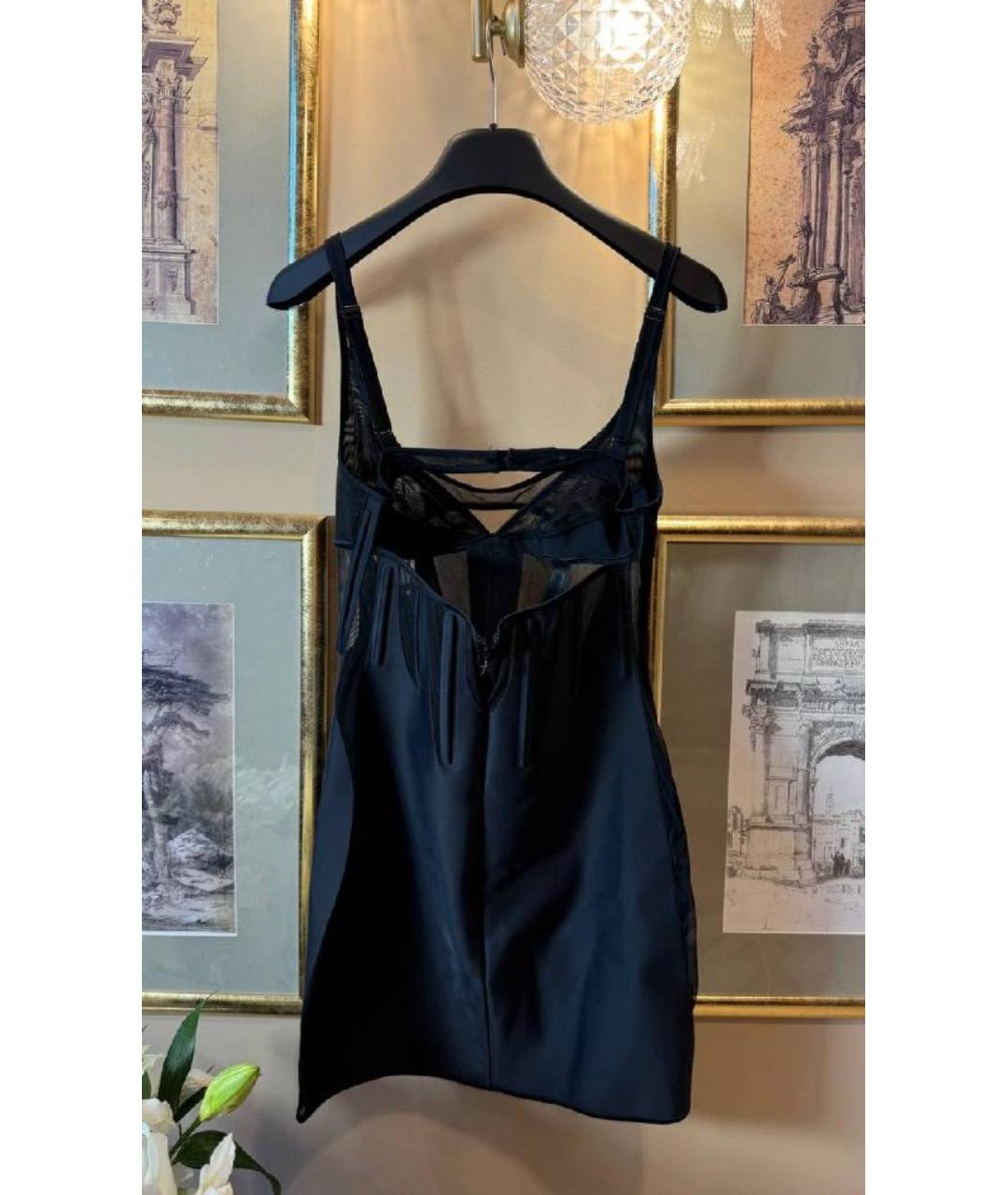 MUGLER Черное коктейльное платье, фото 2