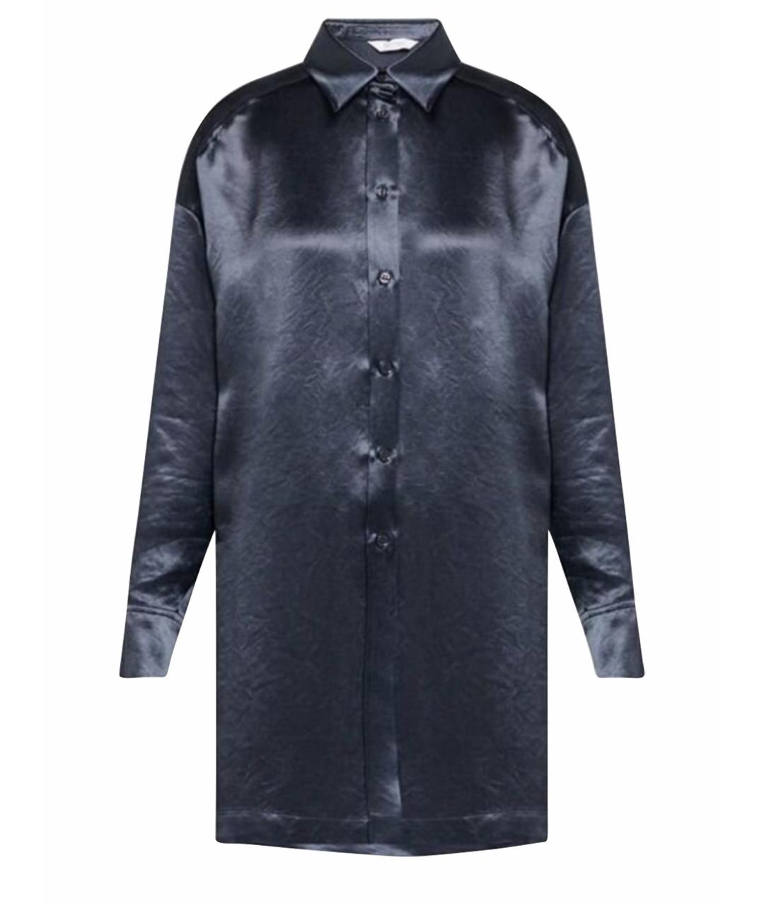MAX MARA Синяя ацетатная блузы, фото 1