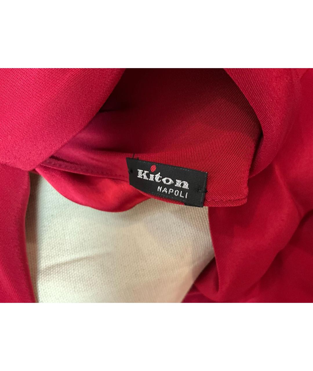 KITON Красное повседневное платье, фото 3