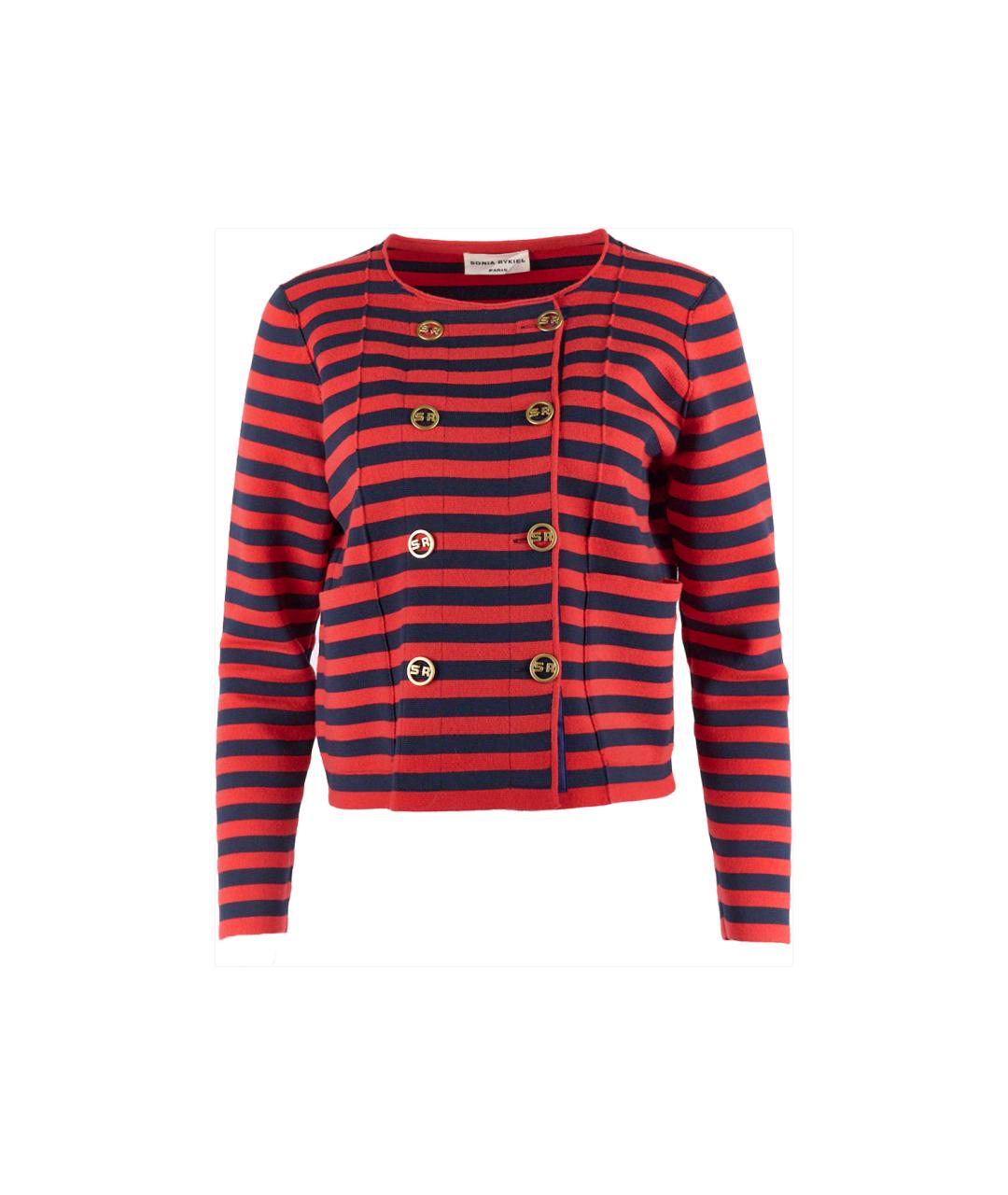 SONIA RYKIEL Красный полиэстеровый жакет/пиджак, фото 1