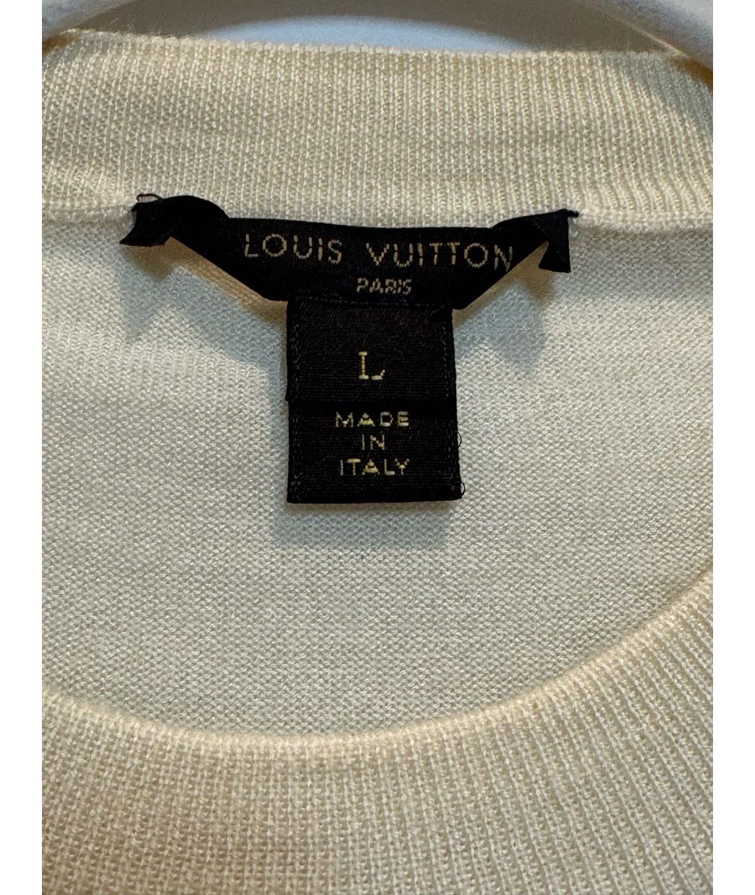 LOUIS VUITTON Бежевый джемпер / свитер, фото 7