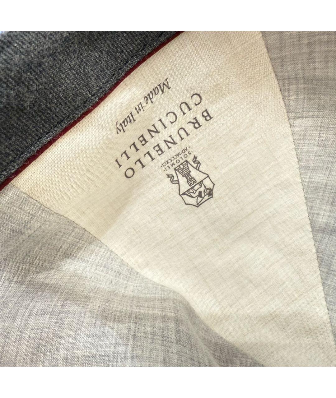 BRUNELLO CUCINELLI Серая шерстяная кепка/бейсболка, фото 5