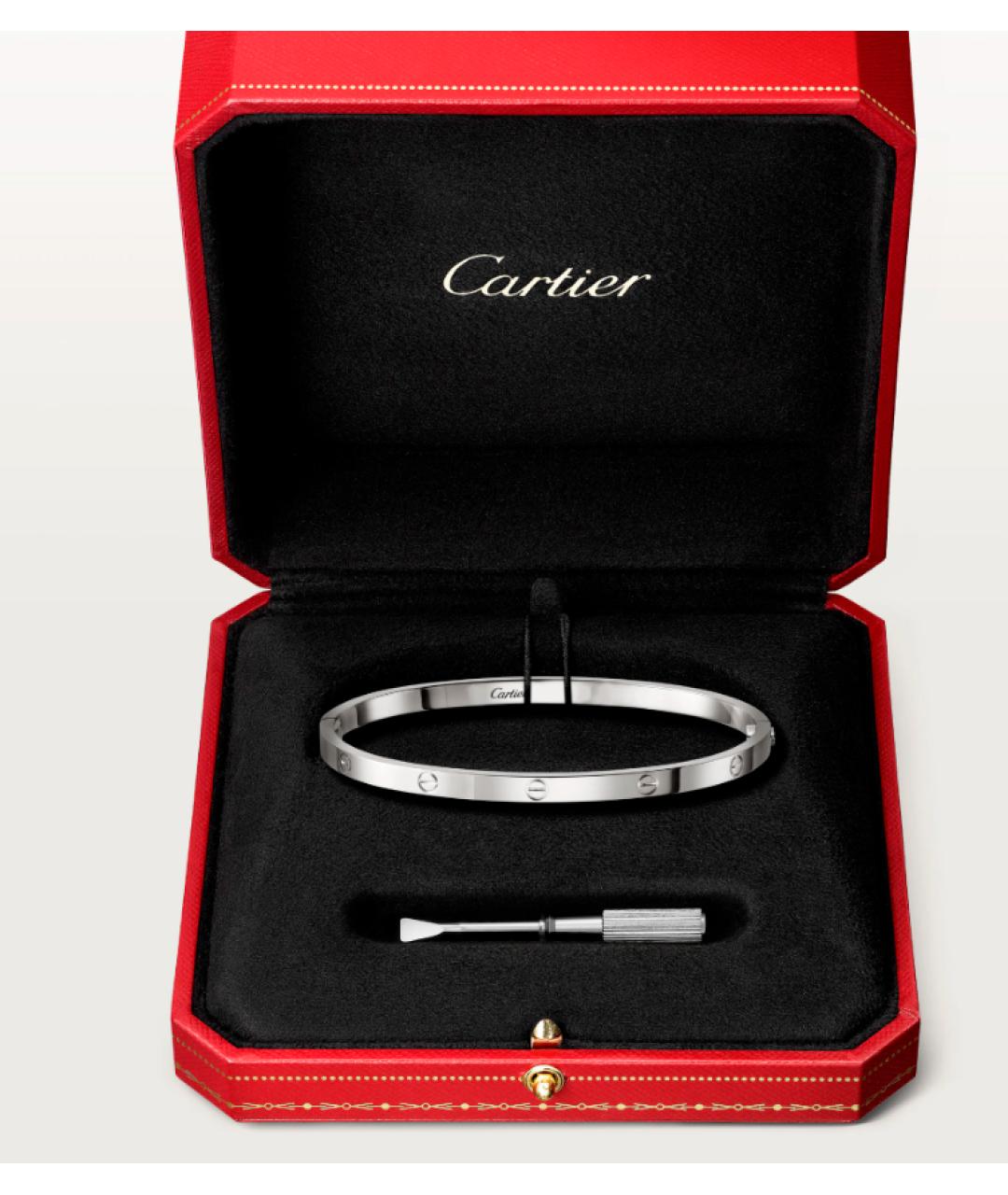 CARTIER Золотой браслет из белого золота, фото 2