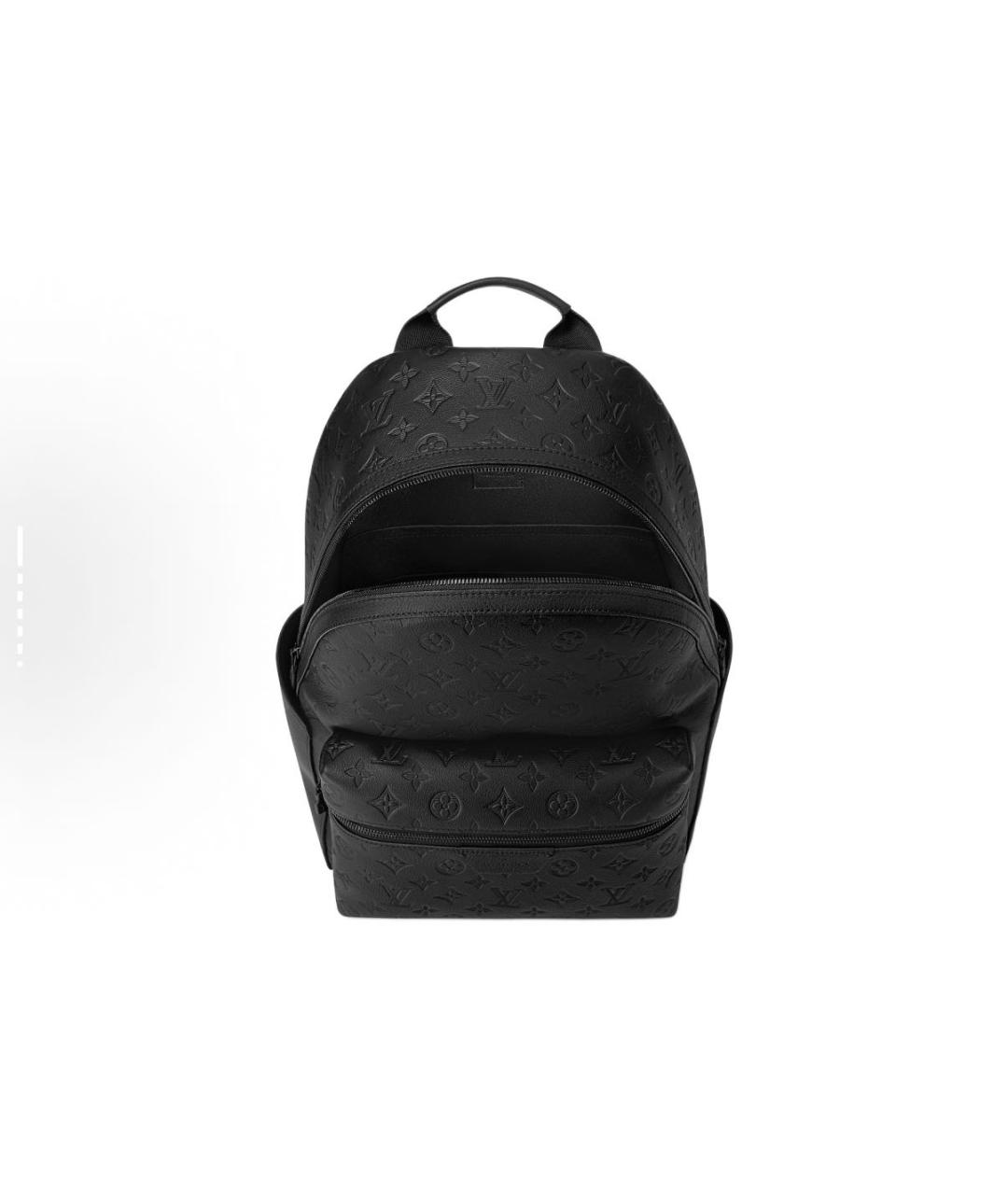 LOUIS VUITTON Черный кожаный рюкзак, фото 4