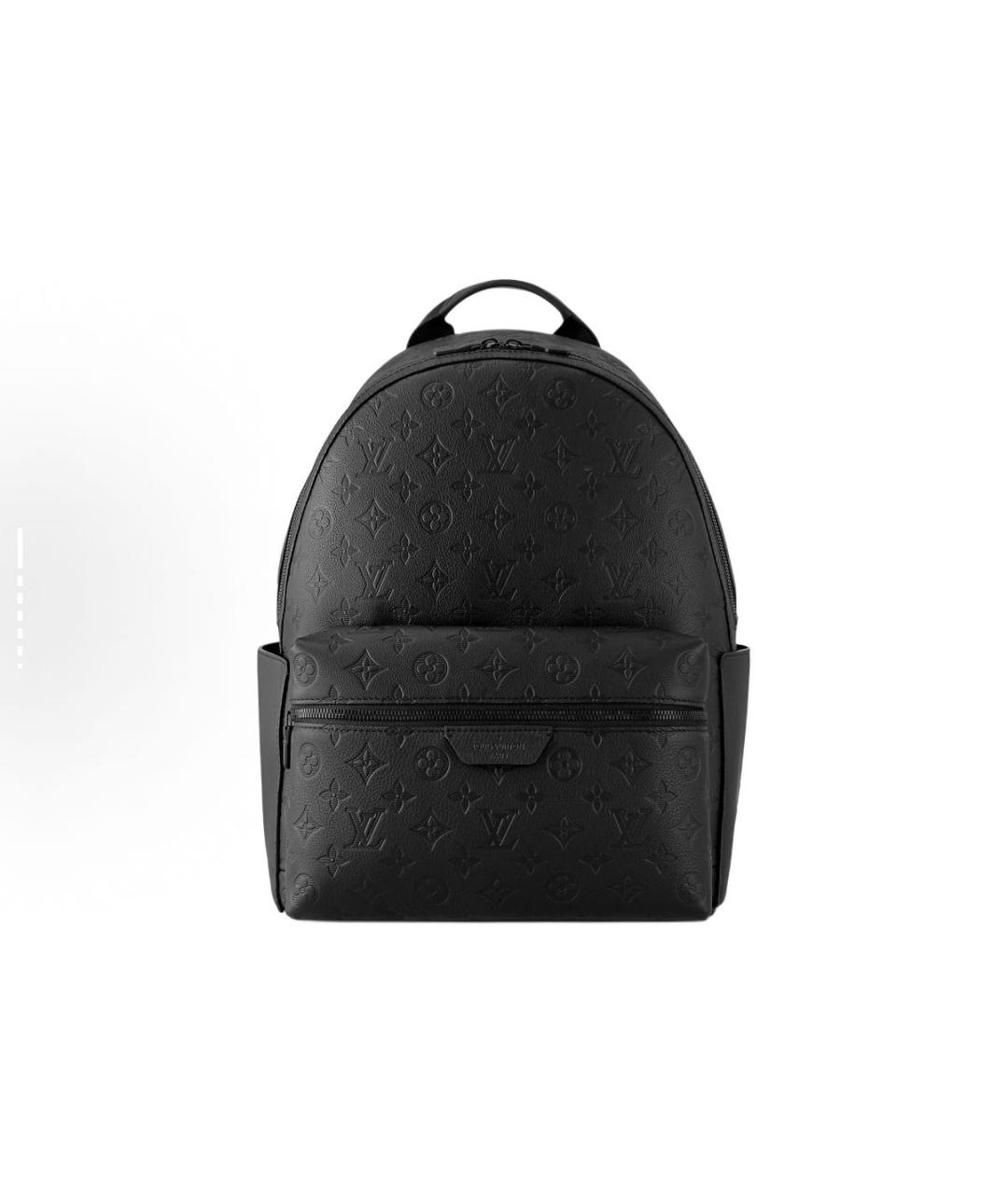 LOUIS VUITTON Черный кожаный рюкзак, фото 7