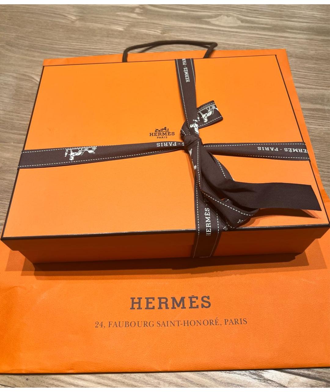 HERMES Бордовая кожаная сумка через плечо, фото 7