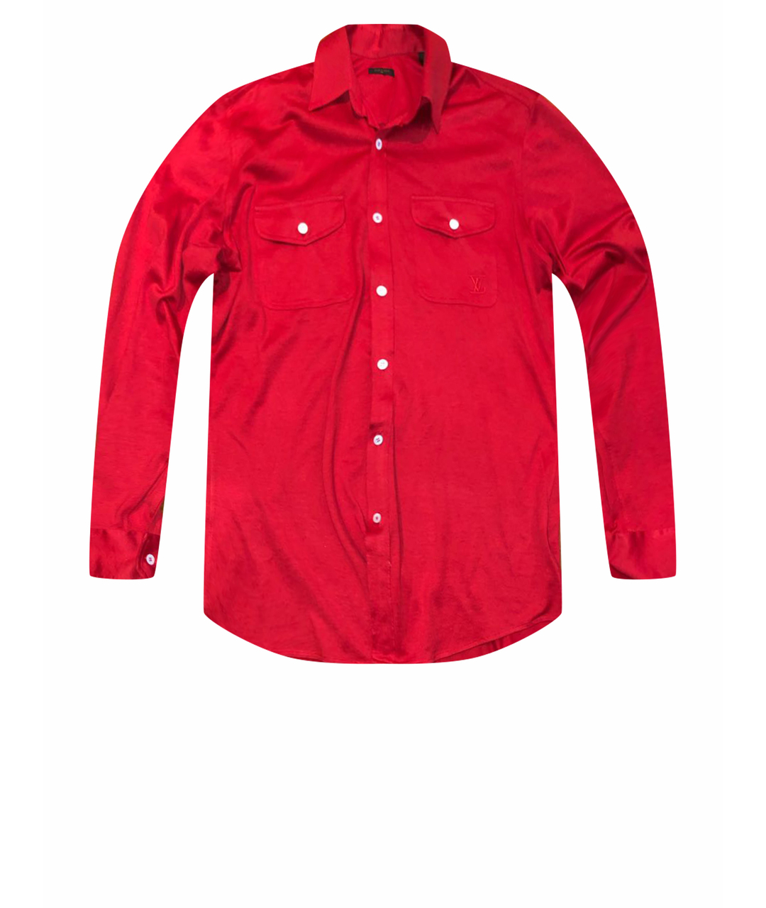 LOUIS VUITTON Красная хлопковая кэжуал рубашка, фото 1