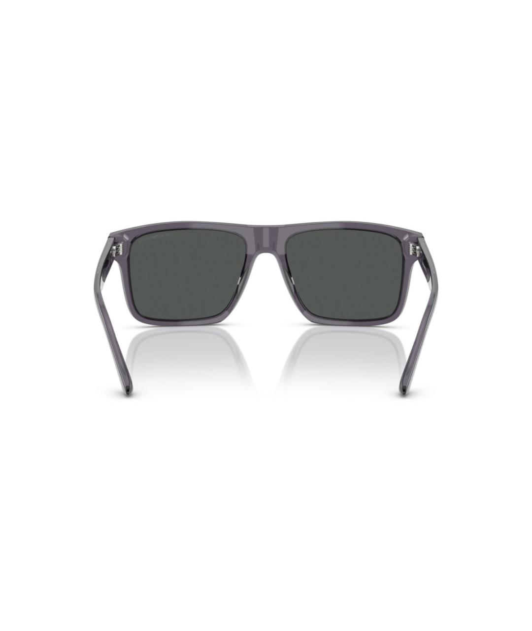 EMPORIO ARMANI Серые пластиковые солнцезащитные очки, фото 6