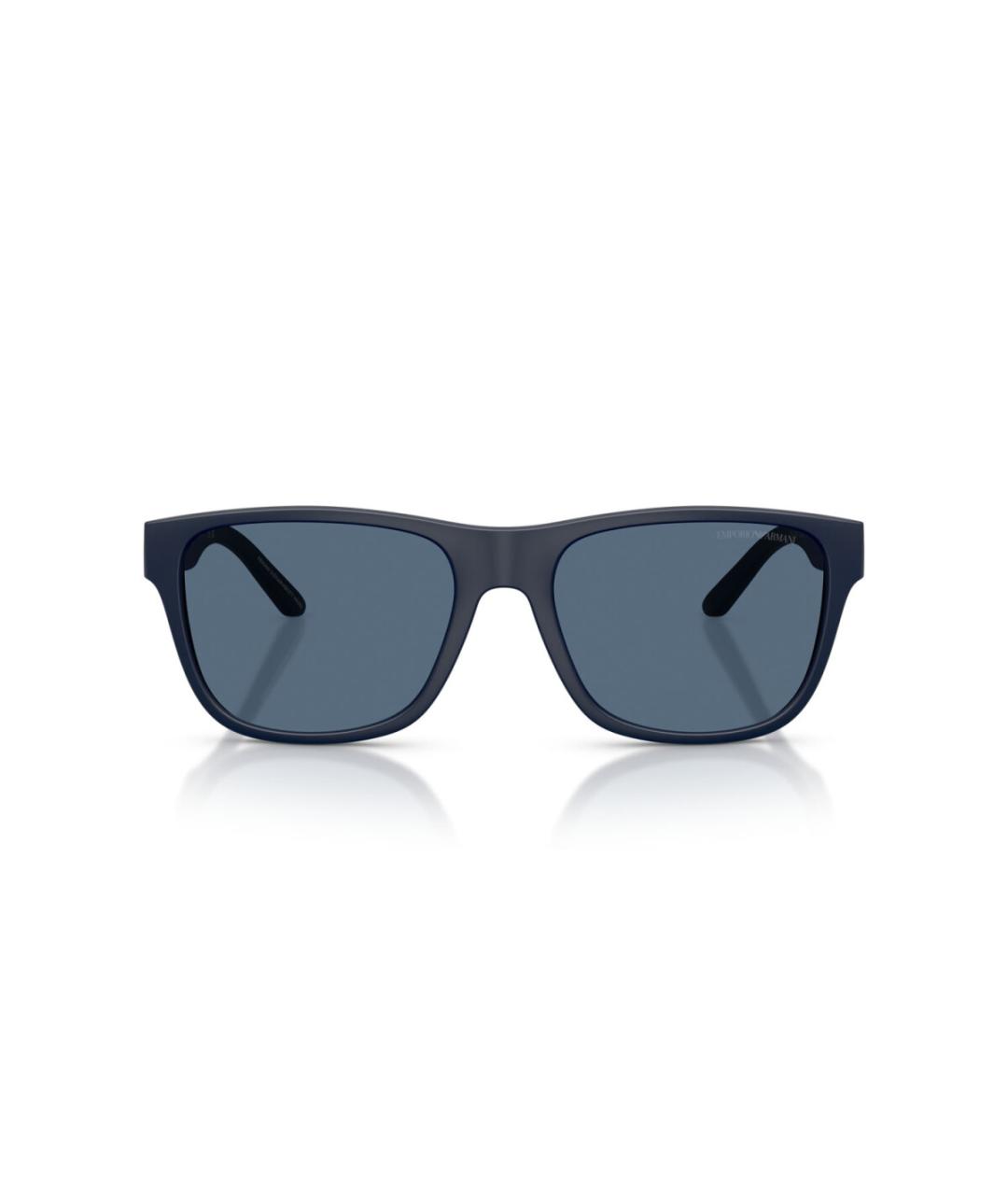 EMPORIO ARMANI Синие пластиковые солнцезащитные очки, фото 2