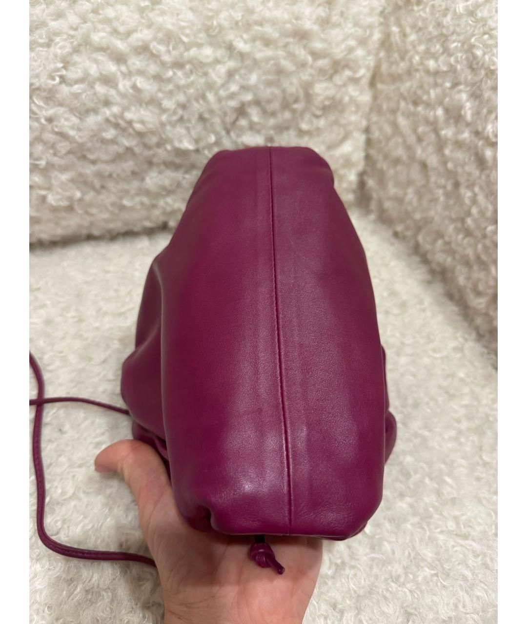 BOTTEGA VENETA Фиолетовая кожаная сумка через плечо, фото 4