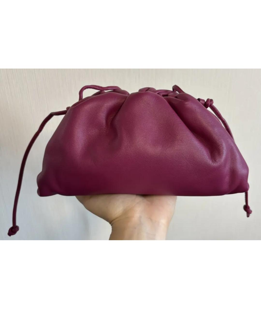 BOTTEGA VENETA Фиолетовая кожаная сумка через плечо, фото 6