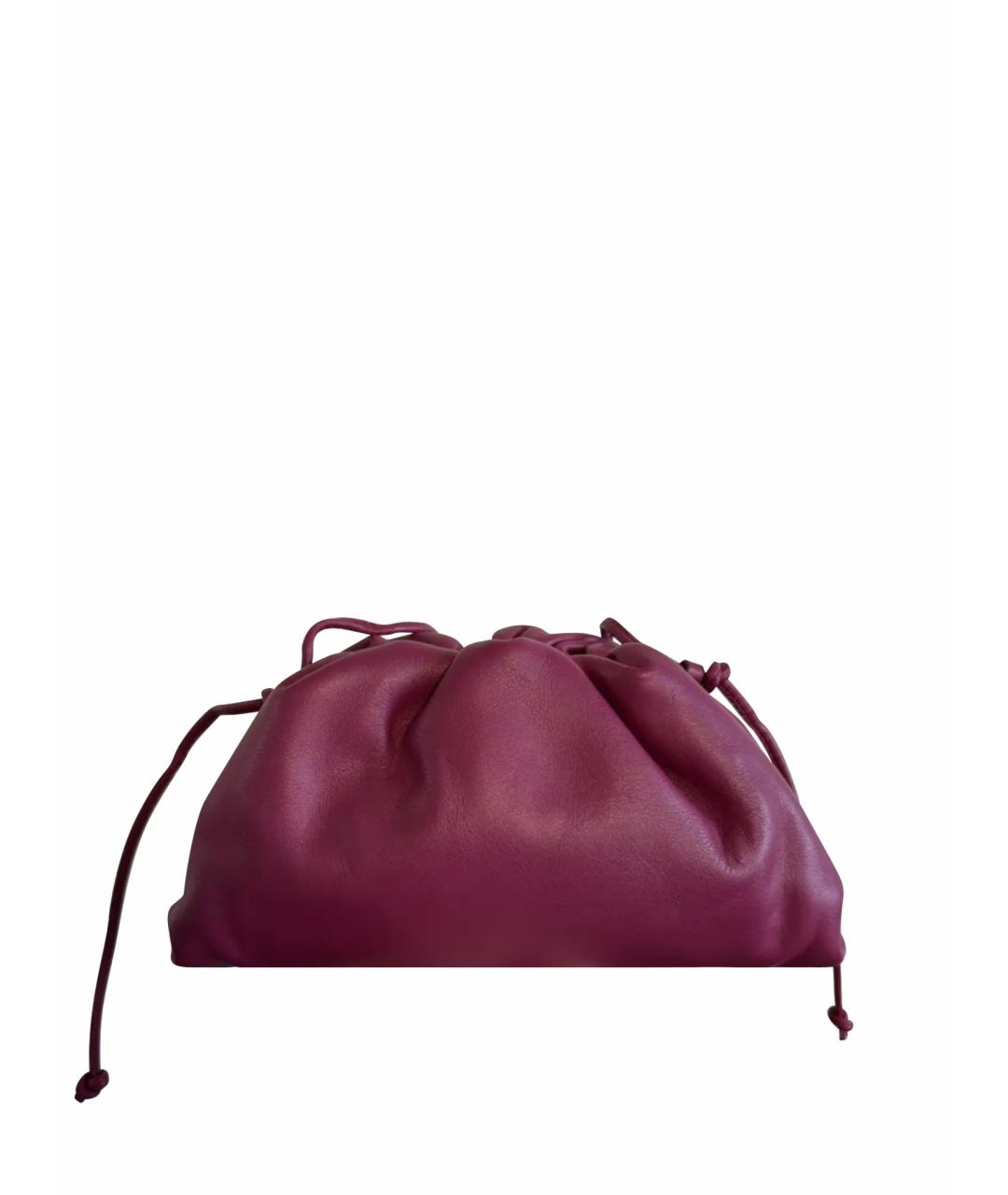 BOTTEGA VENETA Фиолетовая кожаная сумка через плечо, фото 1