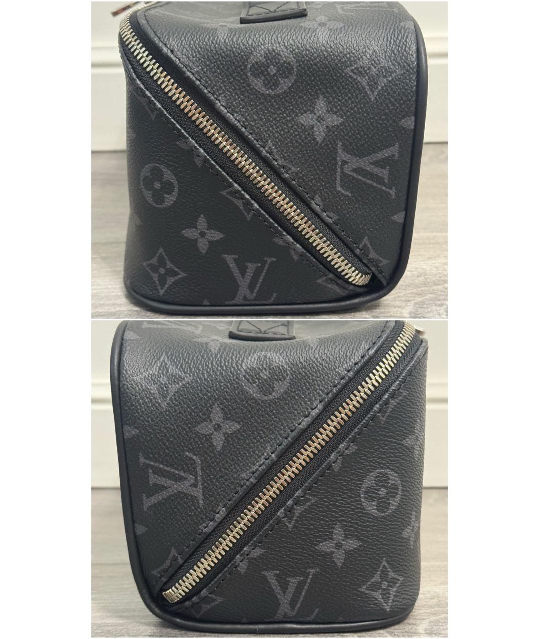 LOUIS VUITTON Черная барсетка, фото 3