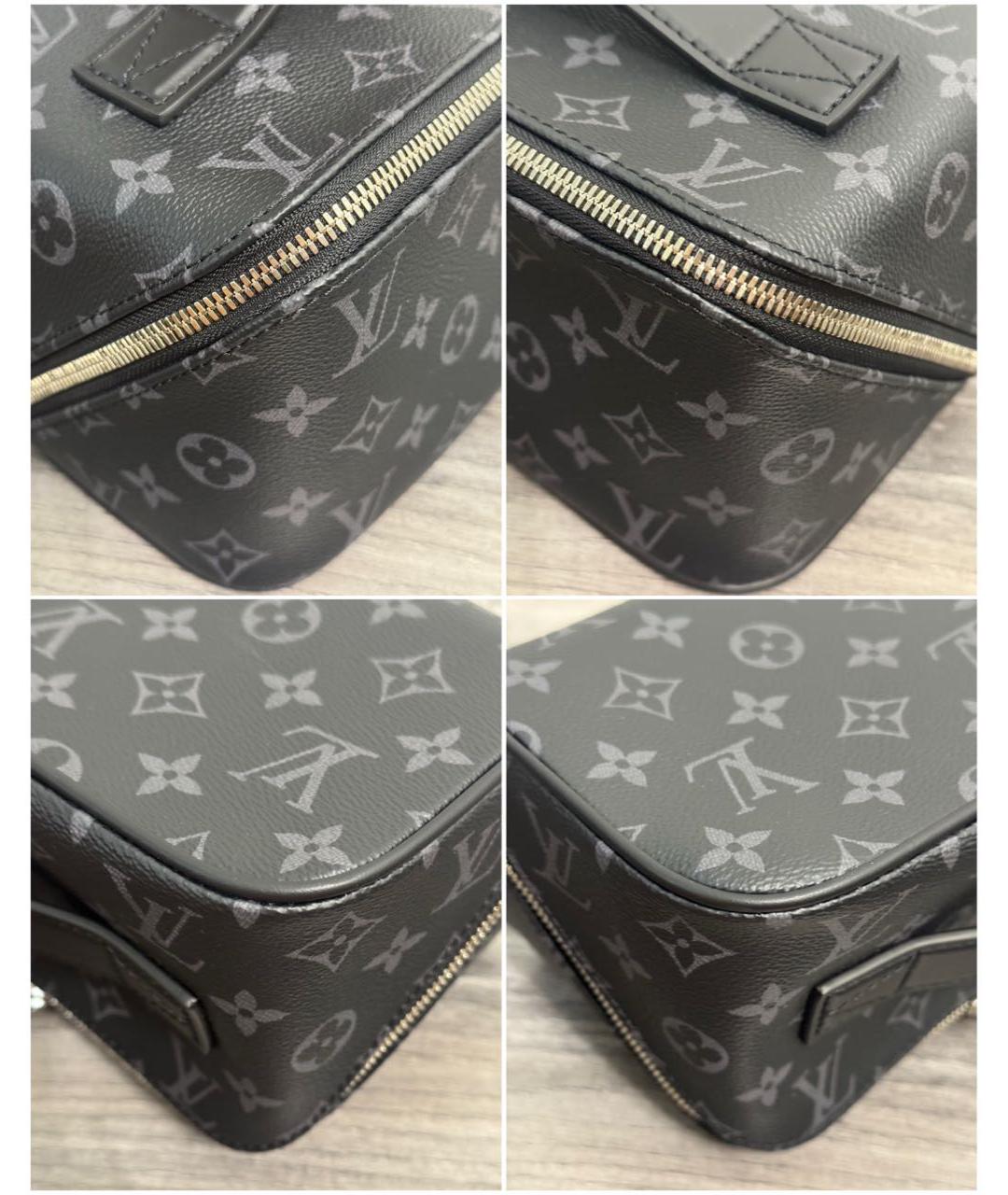 LOUIS VUITTON Черная барсетка, фото 6