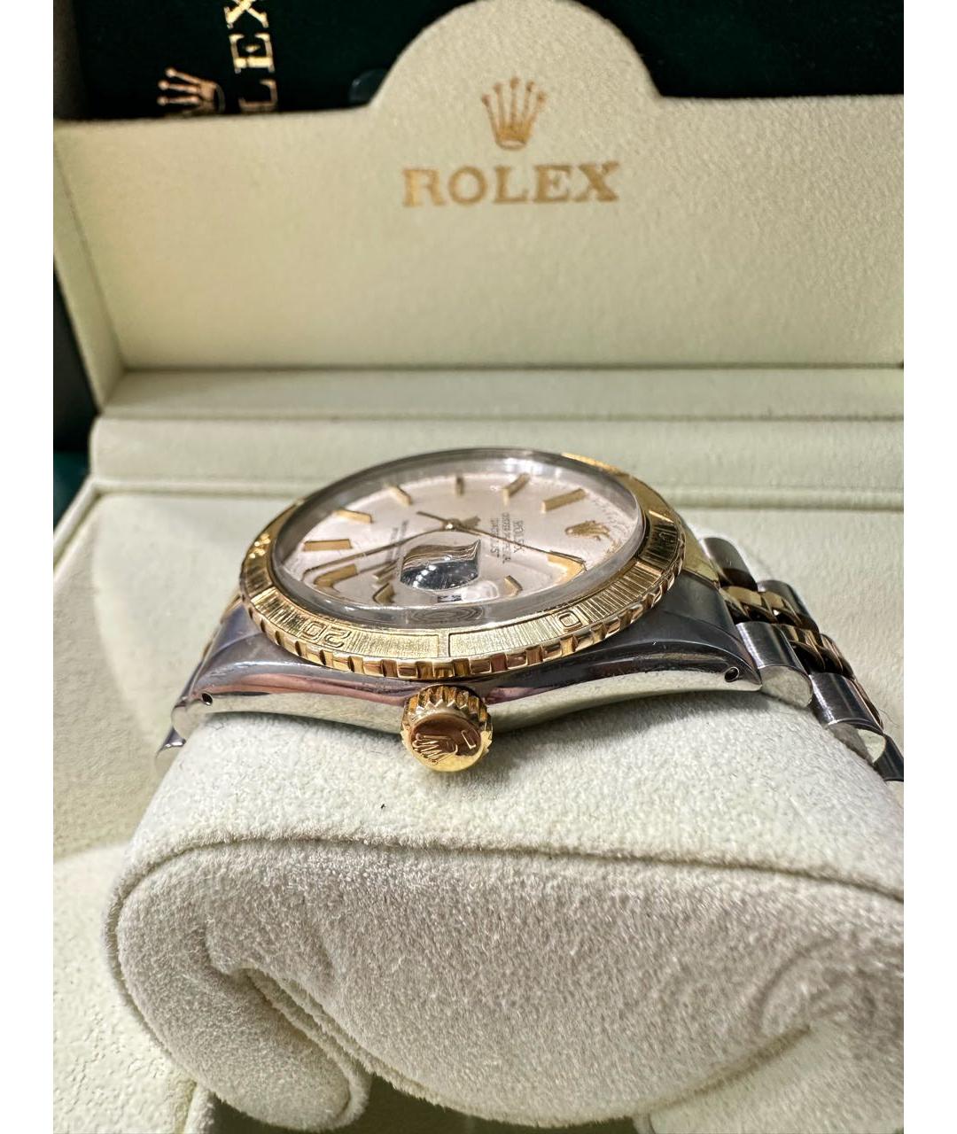 ROLEX Серебряные часы из золота и стали, фото 3