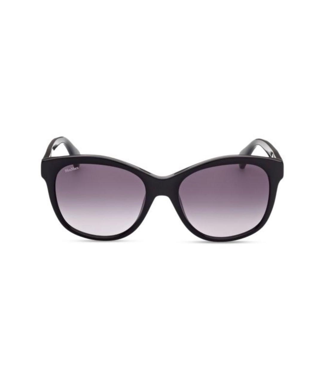 MAX MARA Черные пластиковые солнцезащитные очки, фото 2