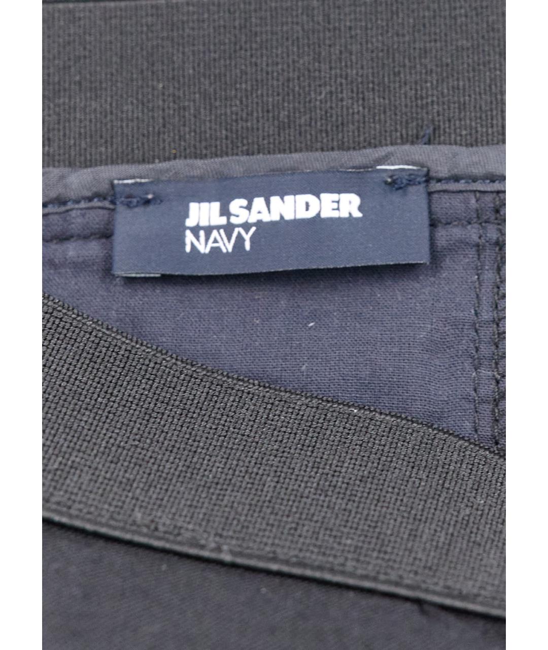 JIL SANDER Черные шерстяные шорты, фото 4