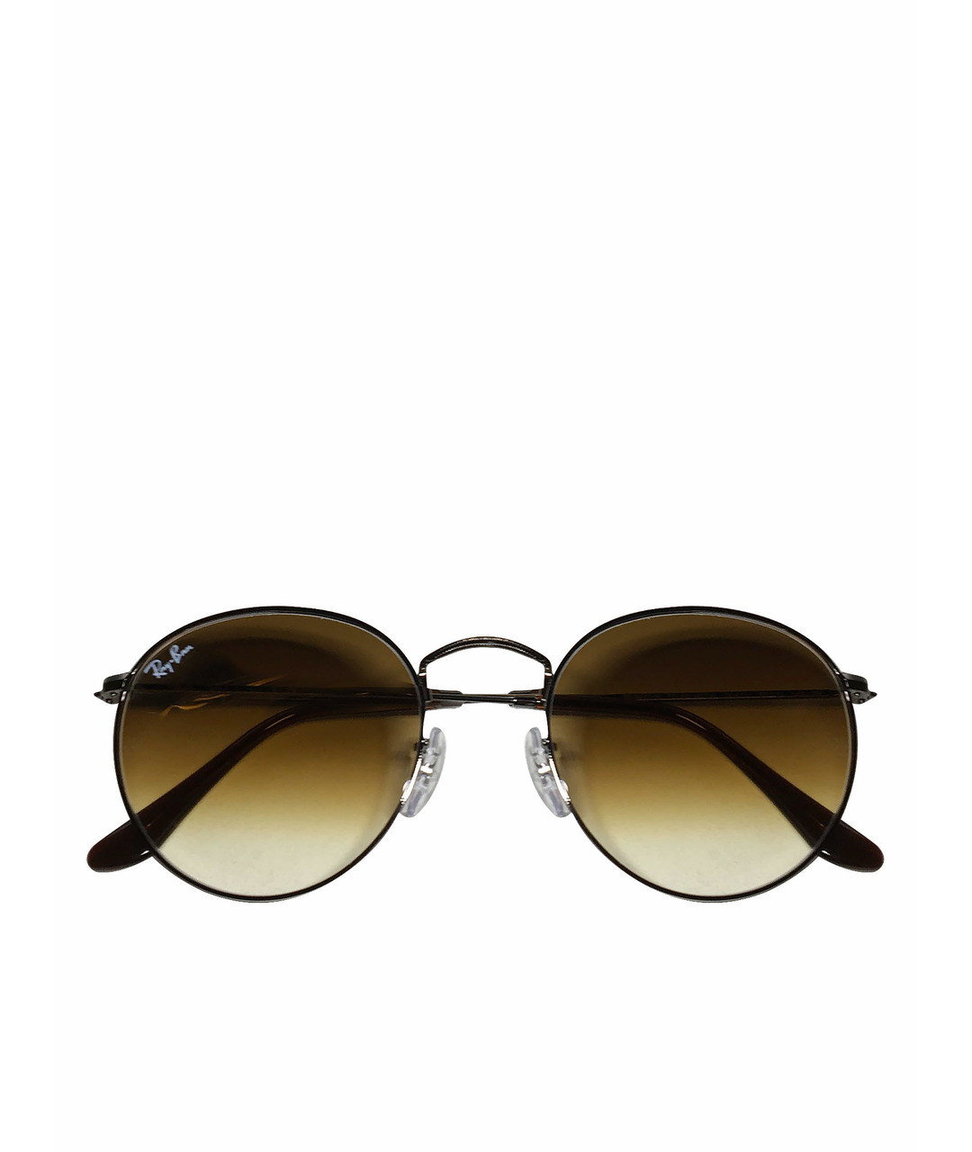 RAY BAN Желтые металлические солнцезащитные очки, фото 1