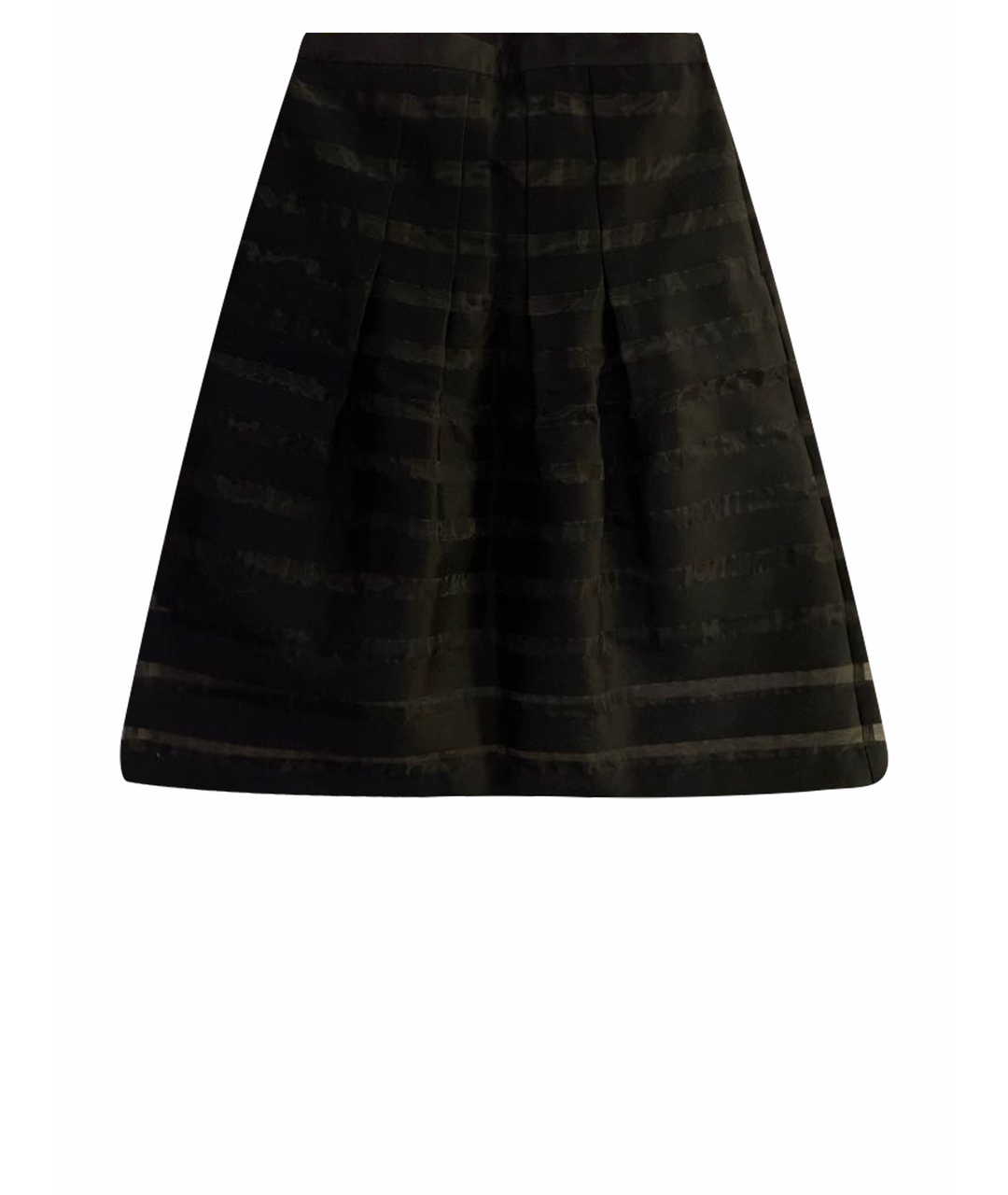 'S MAX MARA Черная хлопковая юбка миди, фото 1