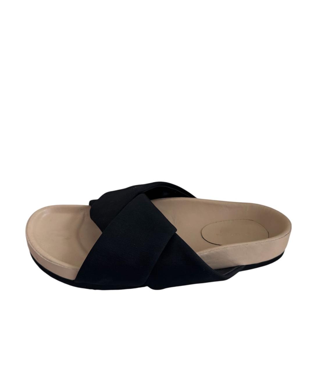 CELINE Черные шлепанцы, фото 9