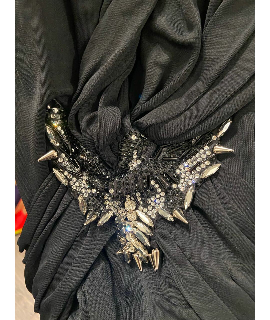 PHILIPP PLEIN Черное вечернее платье, фото 3