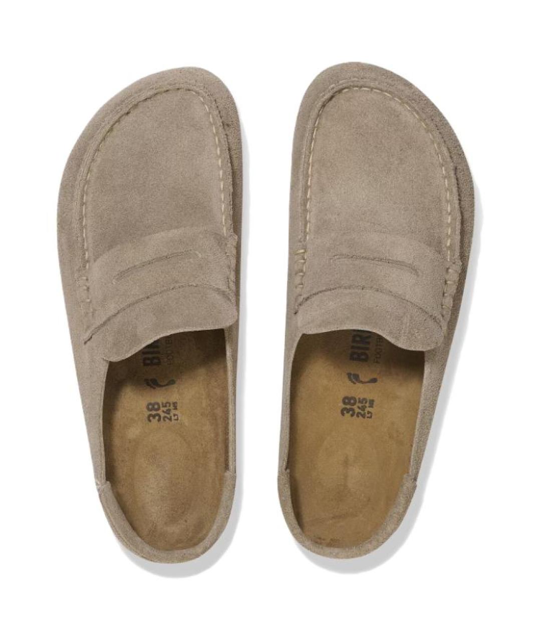 BIRKENSTOCK Коричневые слипоны, фото 4