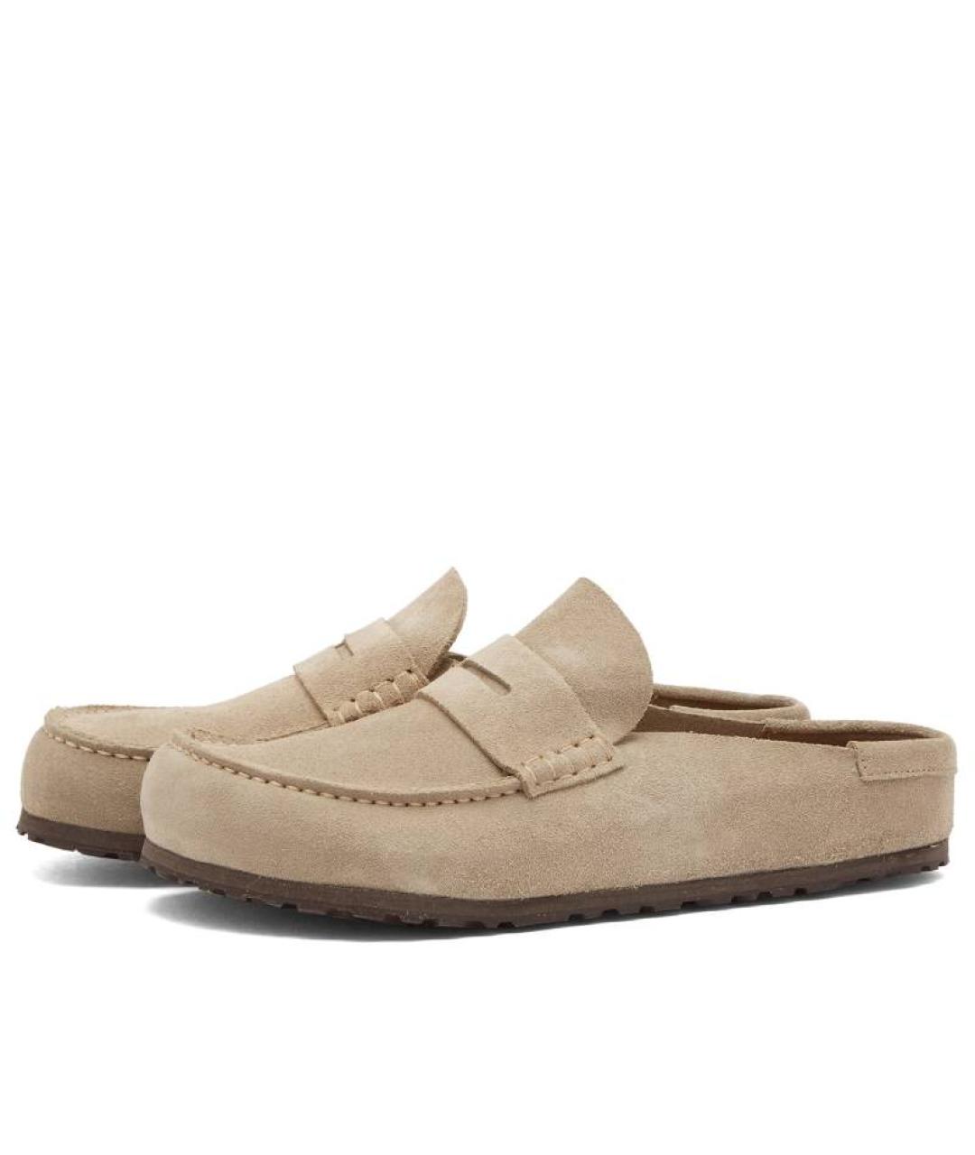 BIRKENSTOCK Коричневые слипоны, фото 2