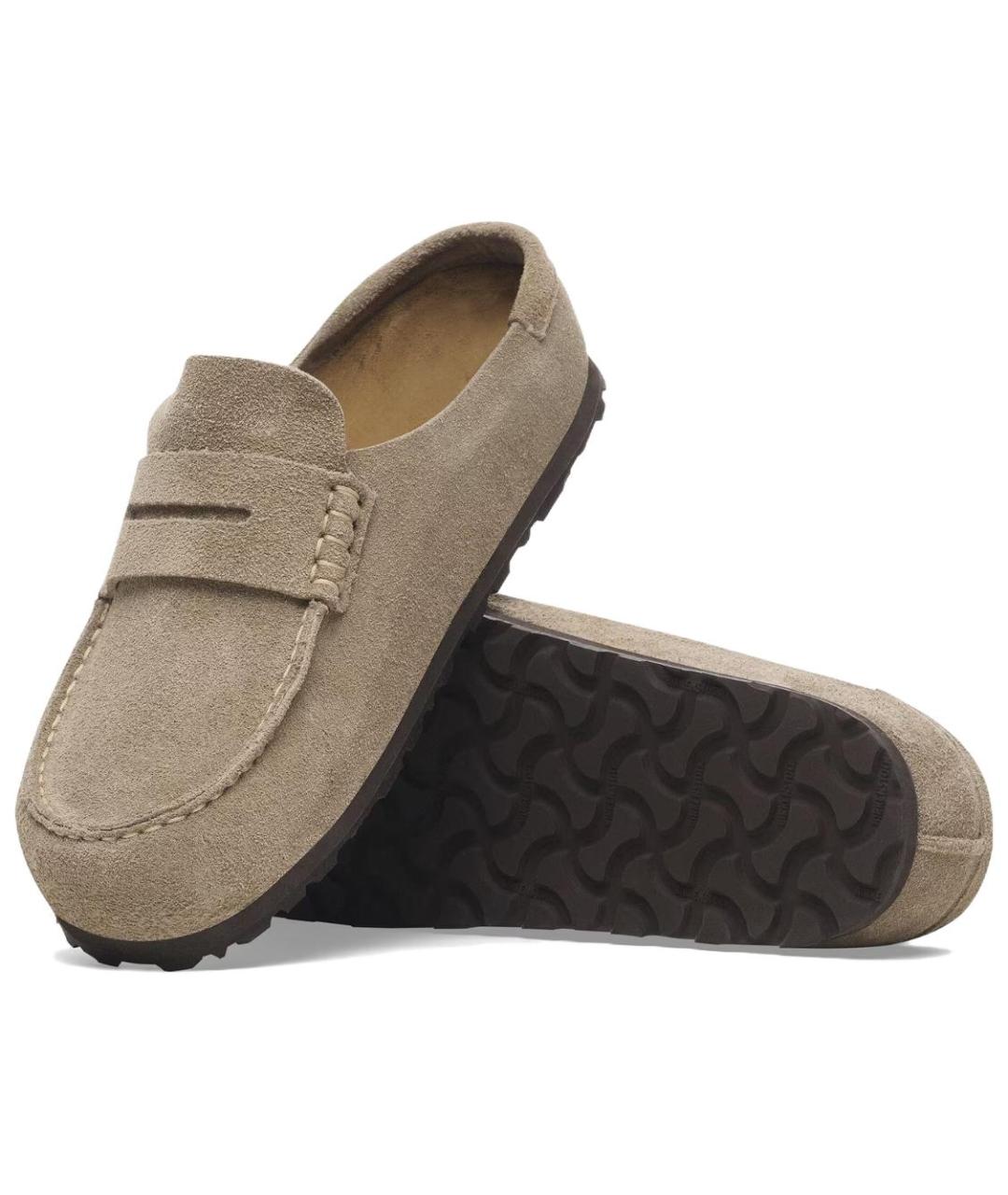 BIRKENSTOCK Коричневые слипоны, фото 5