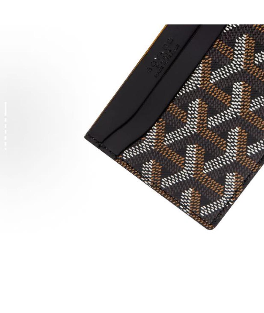 GOYARD Черный кожаный кардхолдер, фото 3