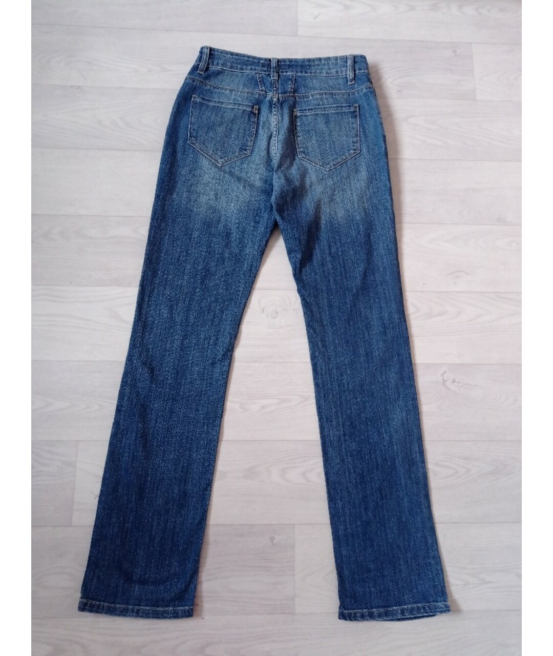 CLOSED Синие хлопко-эластановые прямые джинсы, фото 5