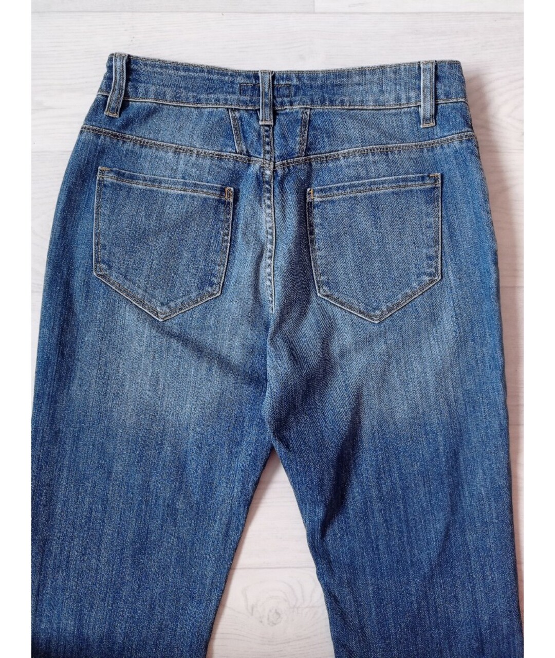 CLOSED Синие хлопко-эластановые прямые джинсы, фото 6