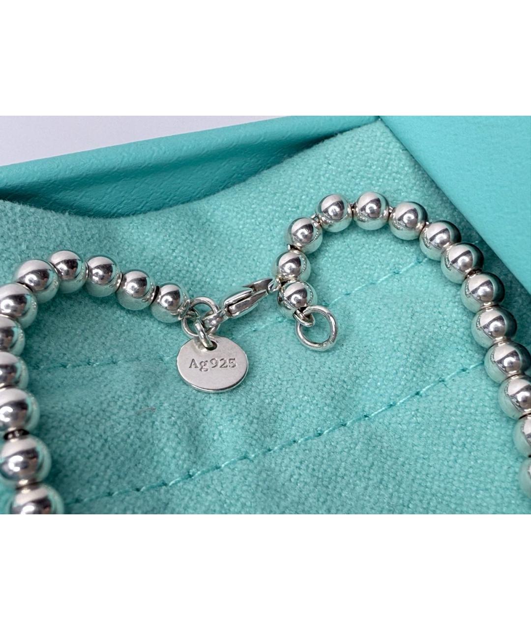 TIFFANY&CO Бирюзовый серебряный браслет, фото 4