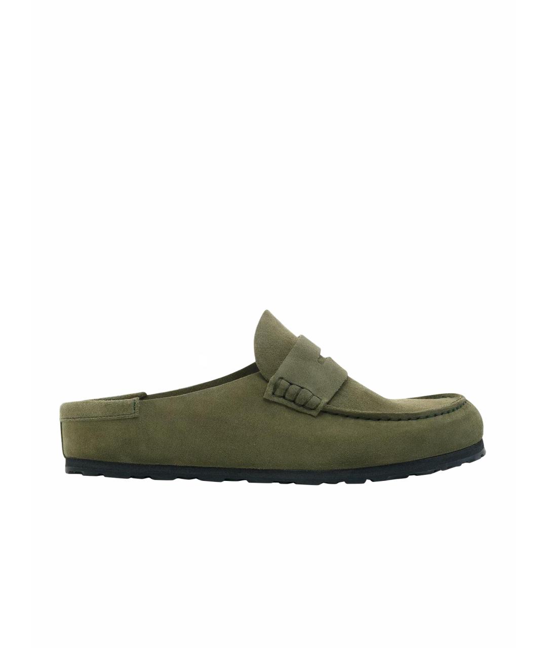 BIRKENSTOCK Зеленые мюли, фото 1