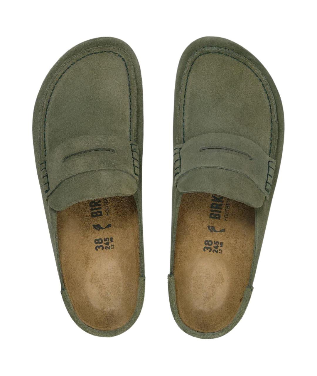 BIRKENSTOCK Зеленые мюли, фото 4