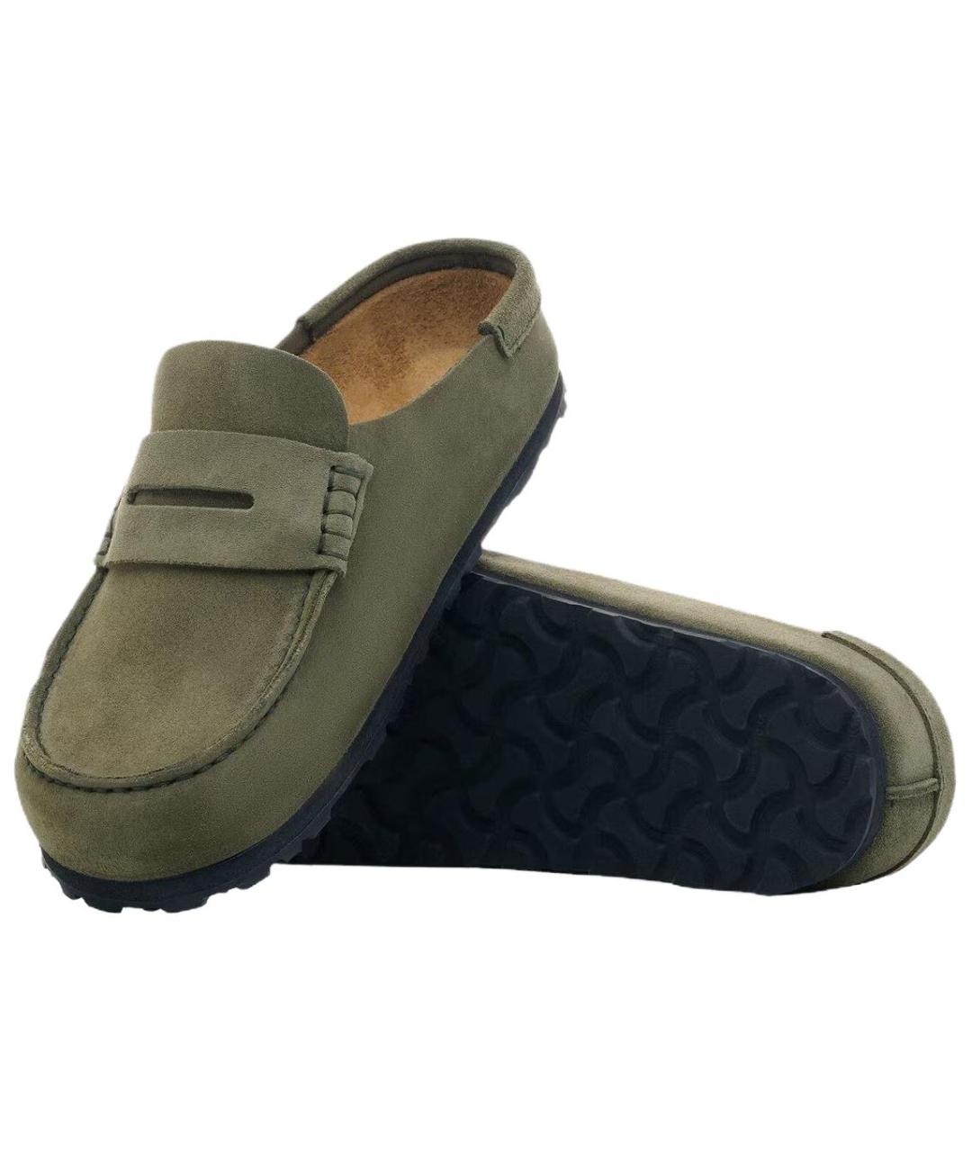 BIRKENSTOCK Зеленые мюли, фото 5