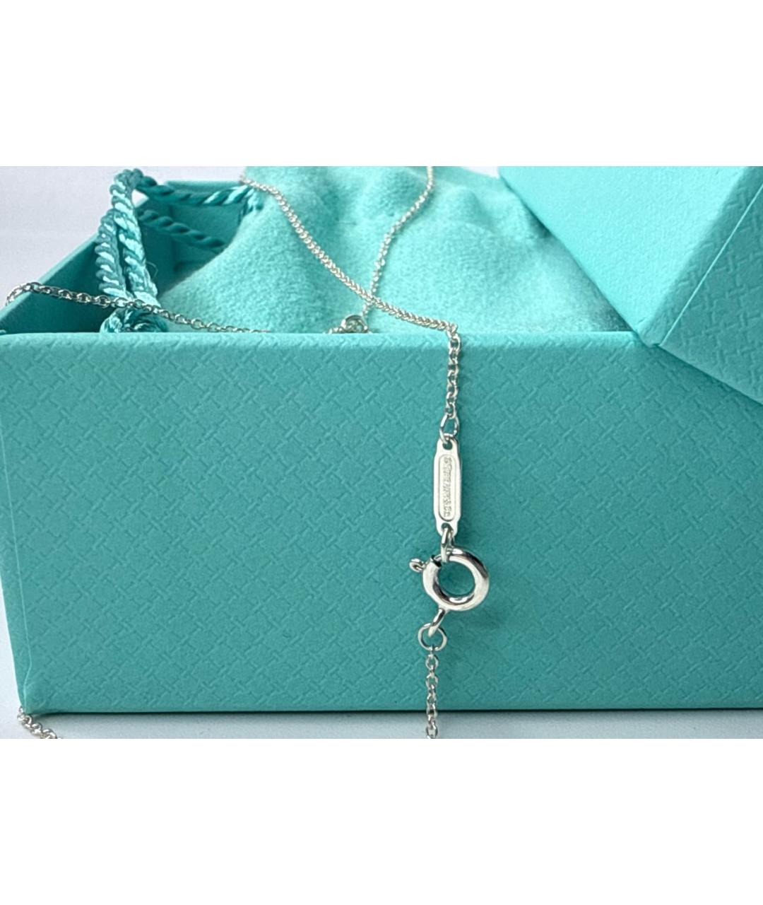 TIFFANY&CO Бирюзовая серебряная подвеска, фото 6