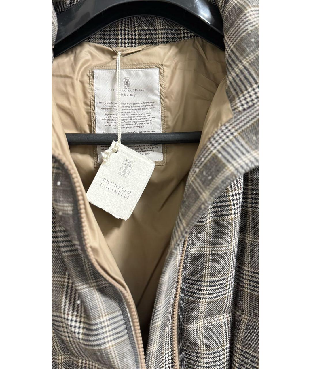 BRUNELLO CUCINELLI Серая шерстяная куртка, фото 2