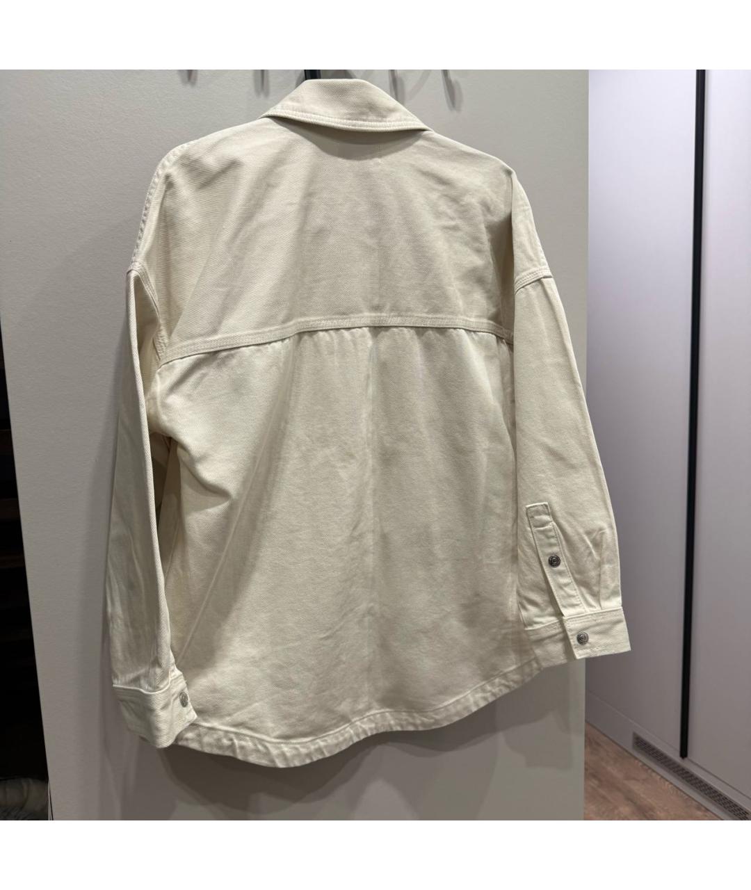 CALVIN KLEIN Бежевая деним рубашка, фото 2