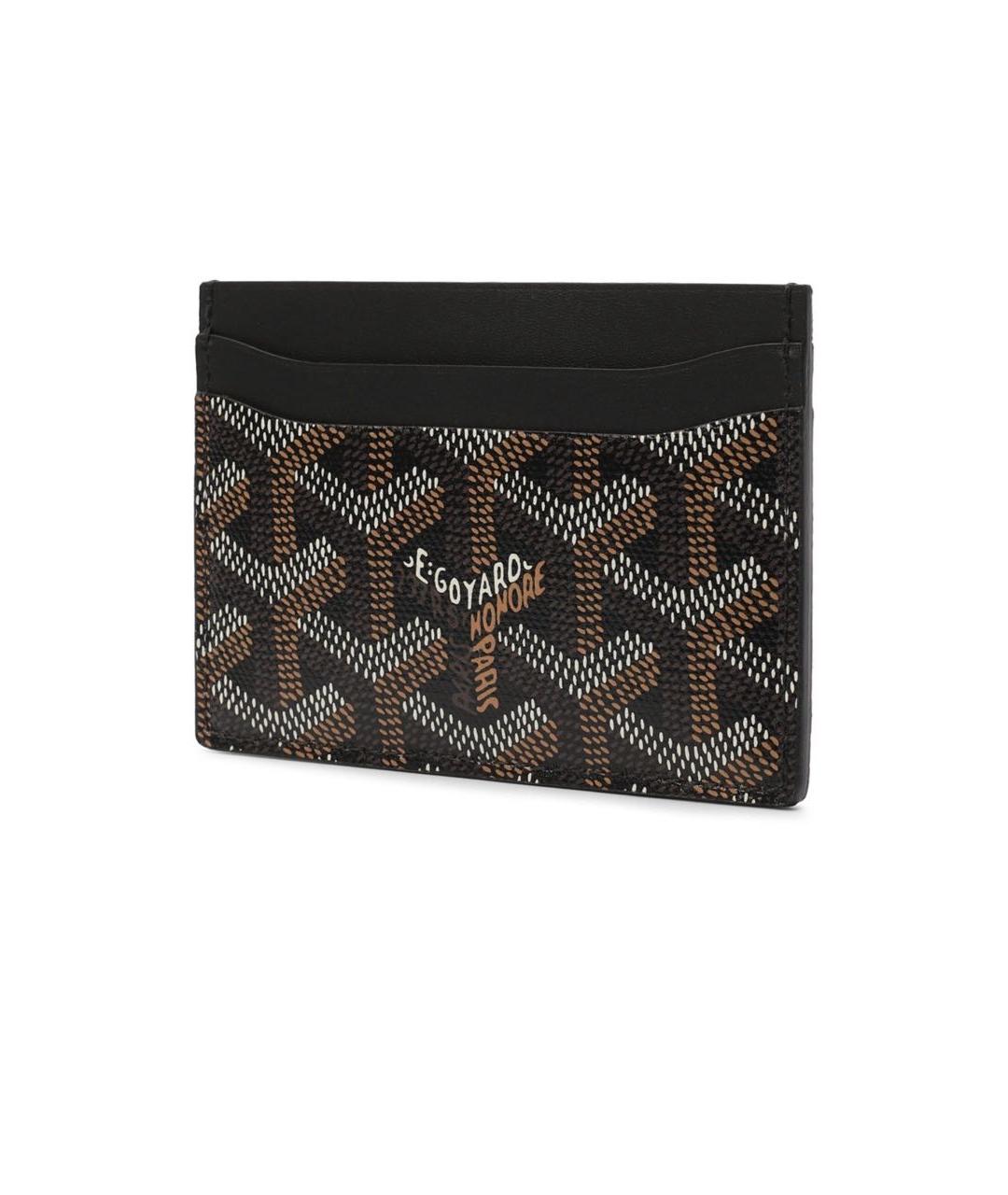 GOYARD Черный кожаный кардхолдер, фото 2