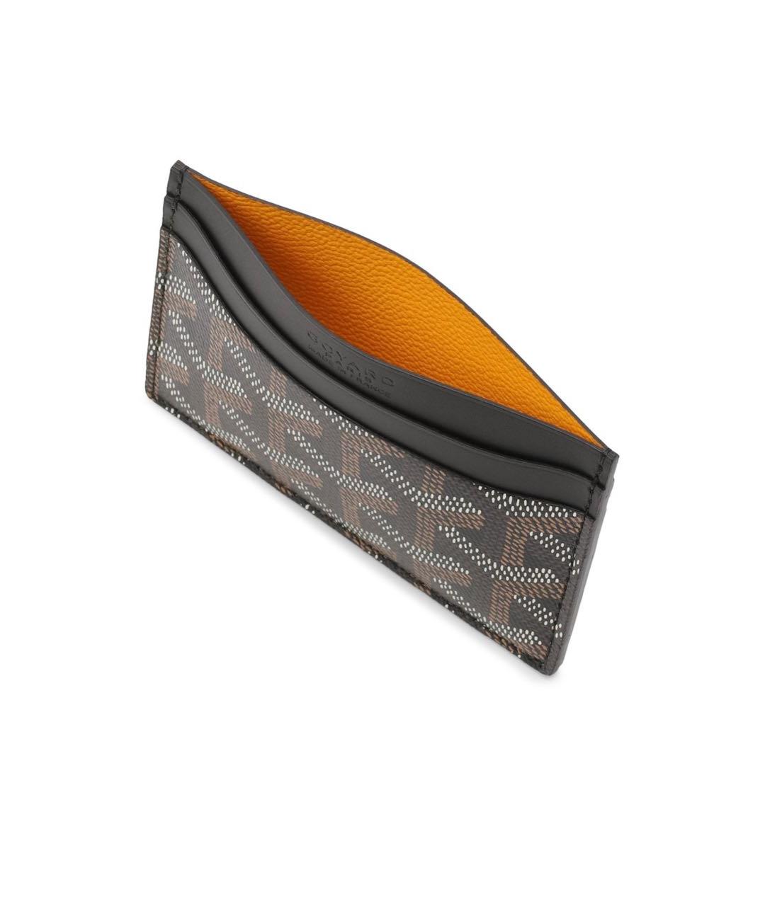 GOYARD Черный кожаный кардхолдер, фото 3